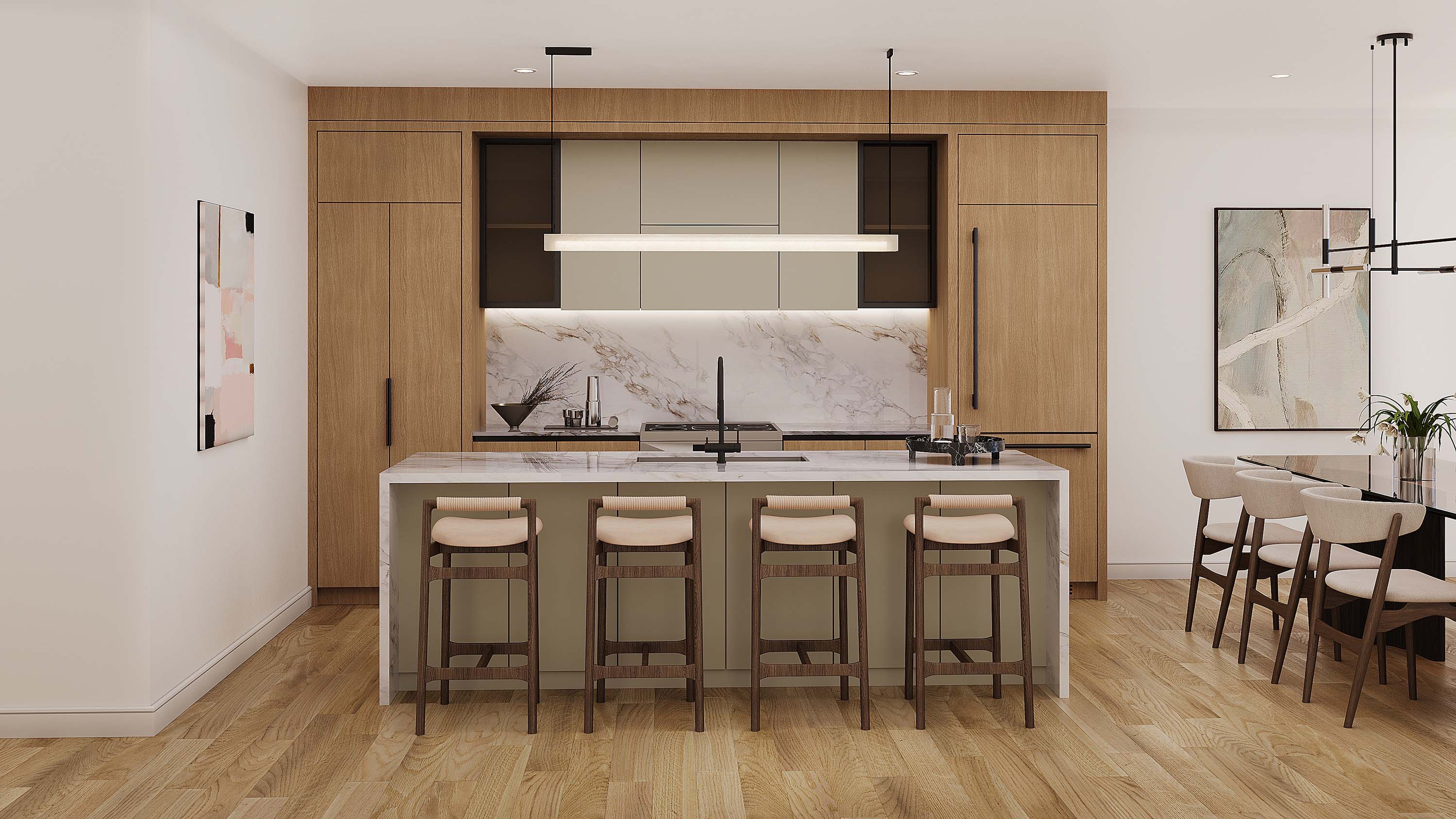 Wellington Place interior living space
